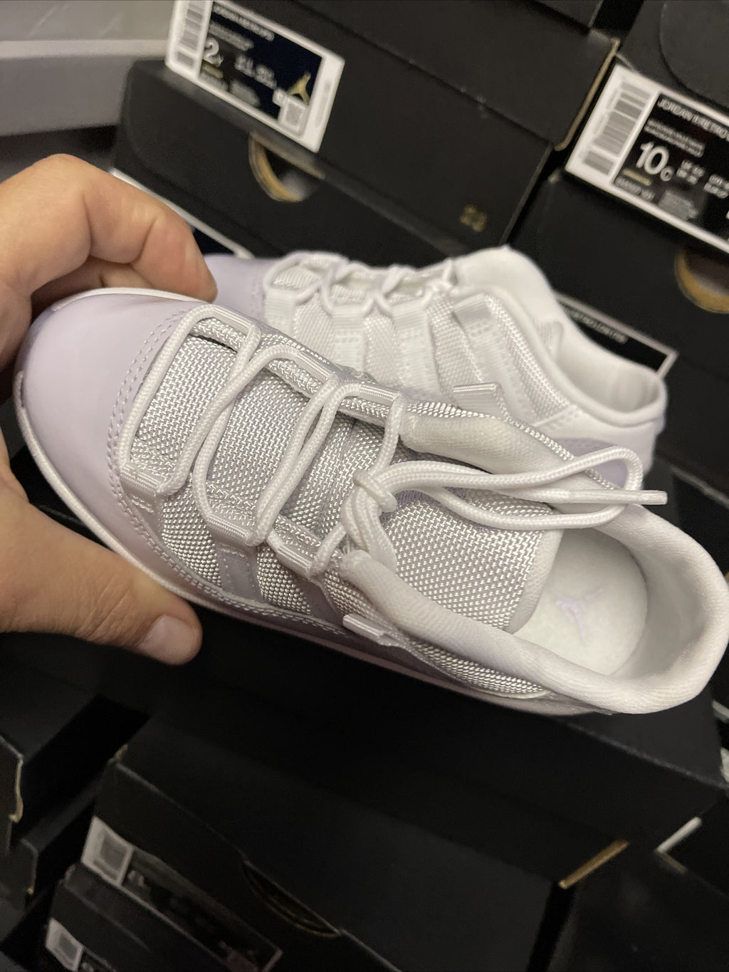 645107-101 Toddlers Air Jordan Retro 11 Low (TD) 'Pure Violet' Size 10c1