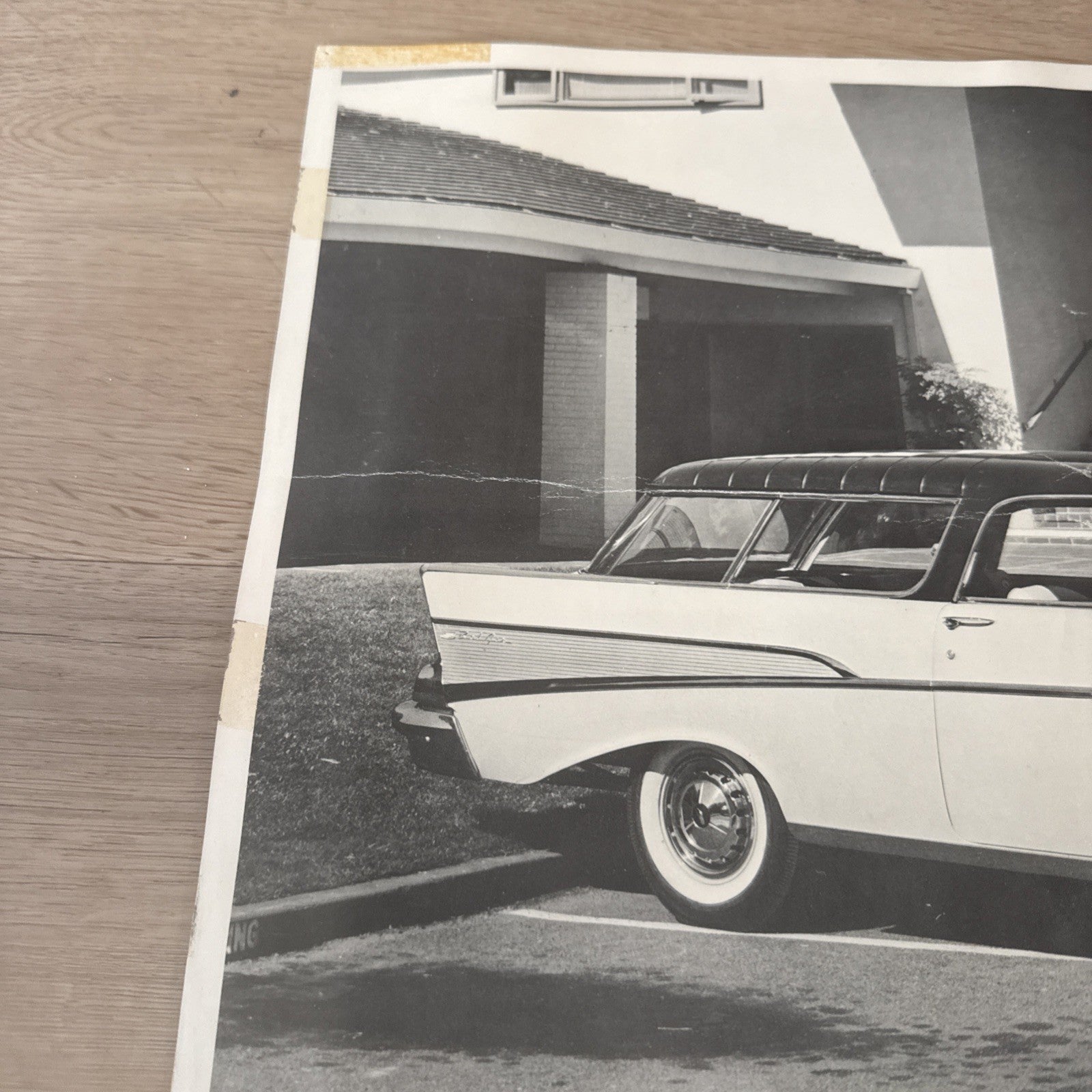 2 Original 1956 Chevy Car Official Dealership Promo Photographs8