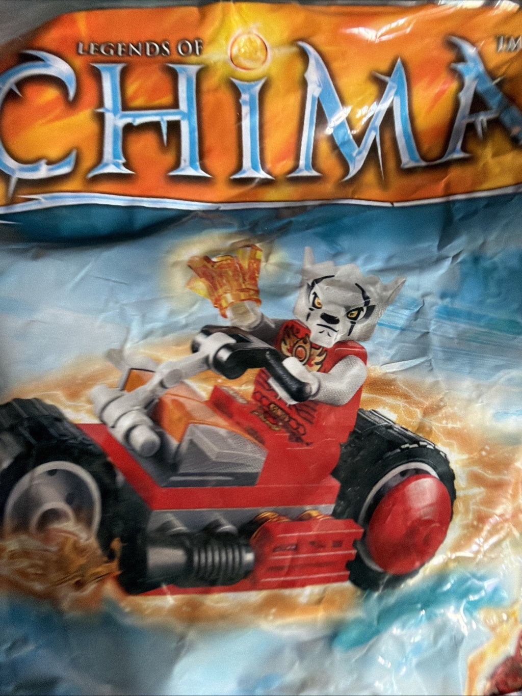 Lego Chima # 30265 Worriz' Fire Bike Polybag - New & Sealed!  1