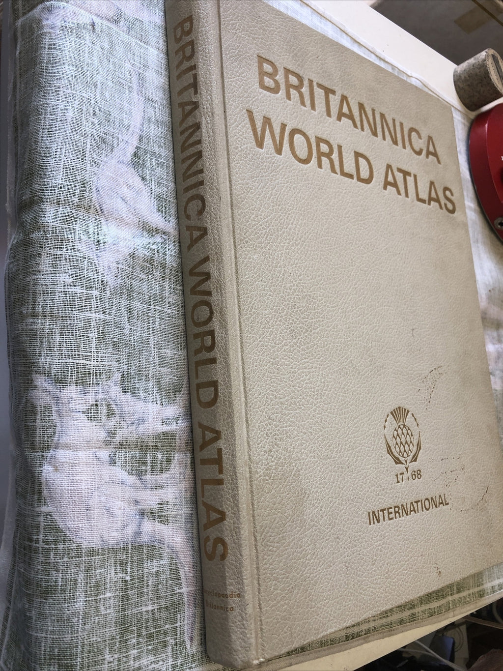 Vintage Britannica World Atlas 1967 Hard Cover With Maps1