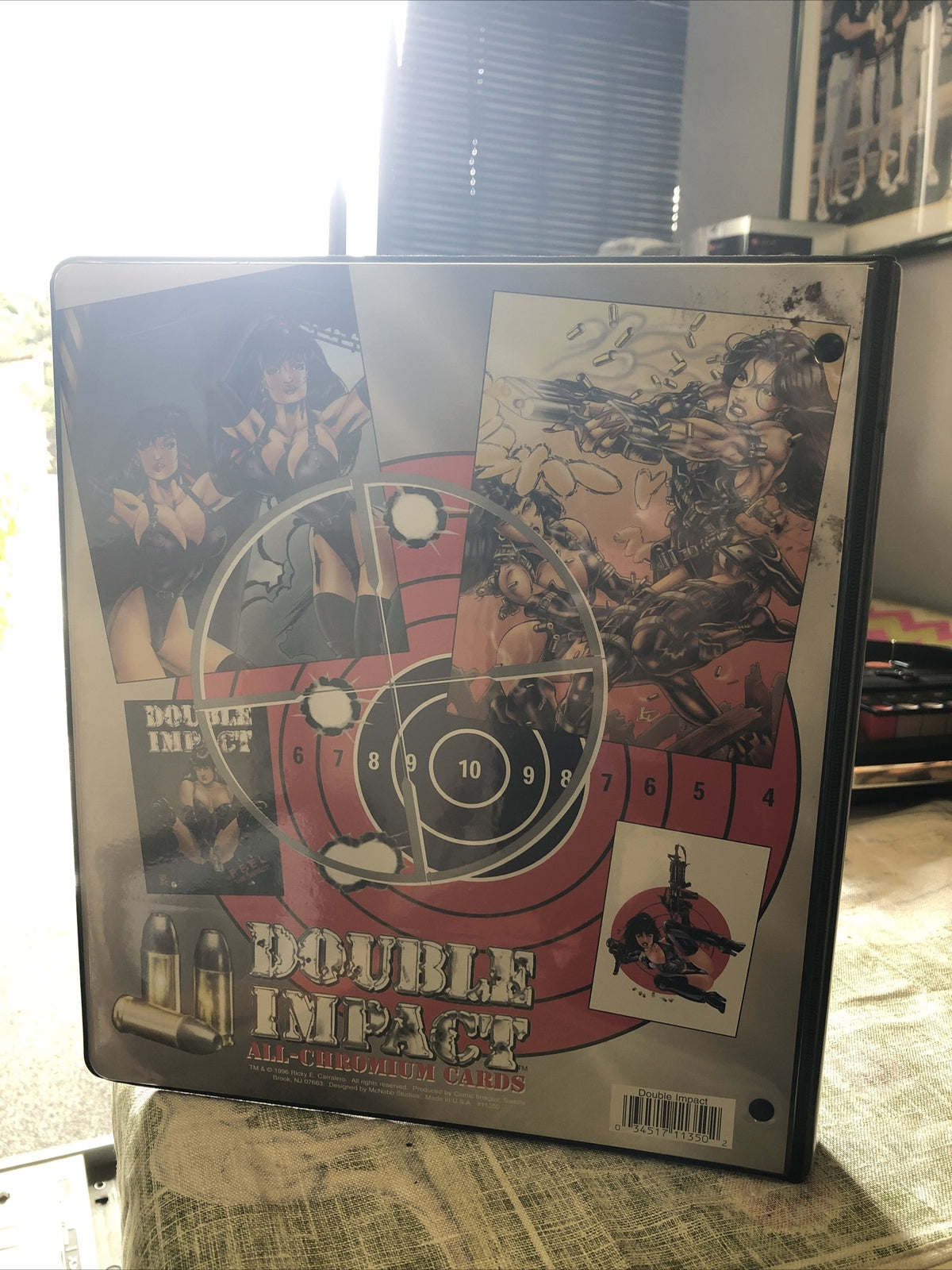 BINDER ALBUM FOR DOUBLE IMPACT ALL-CHROME TRADING CARDS3
