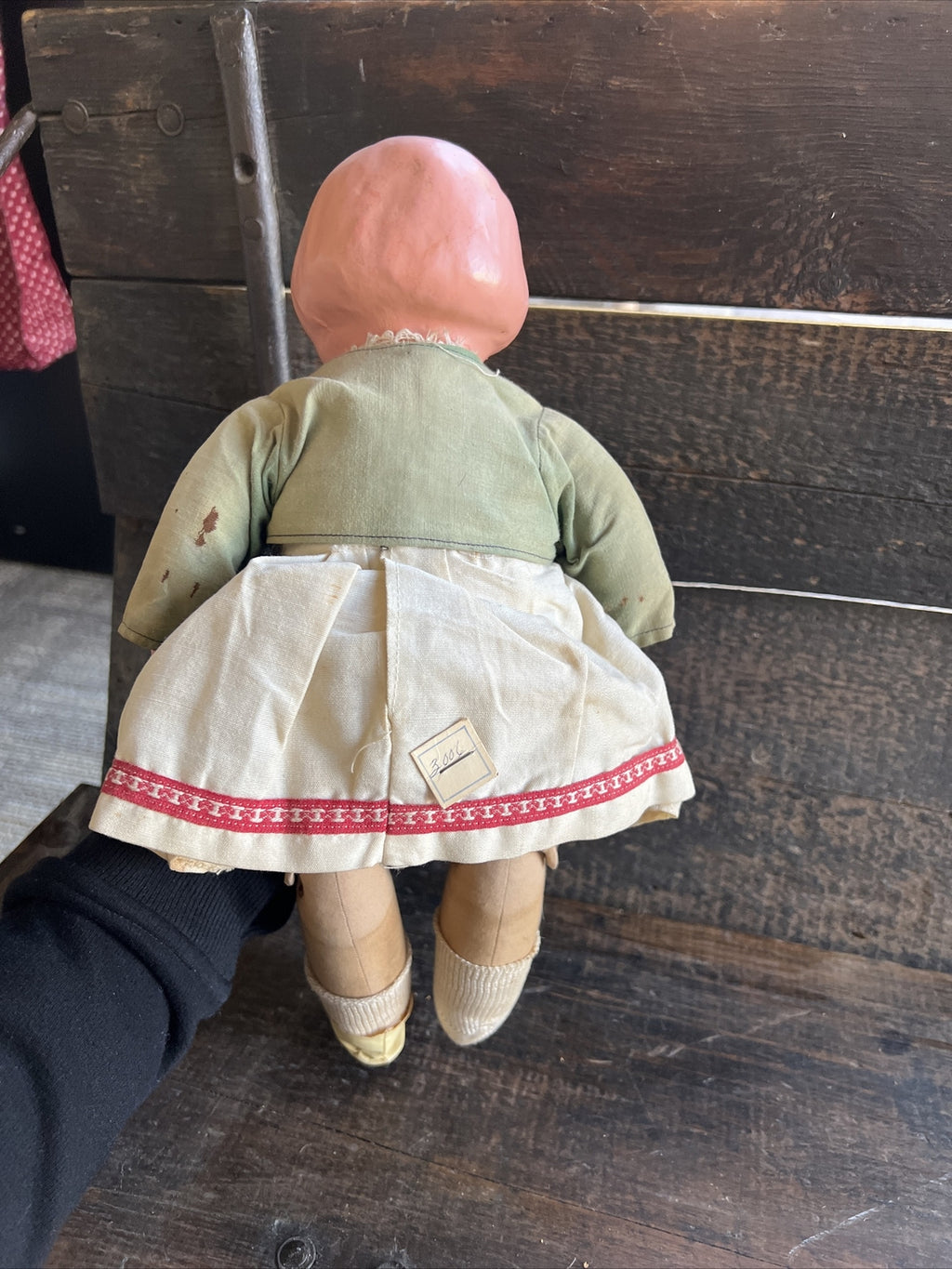13.5” Antique Rare “Campbell Kid 1910” ! Comp And Cloth Jointed Body3