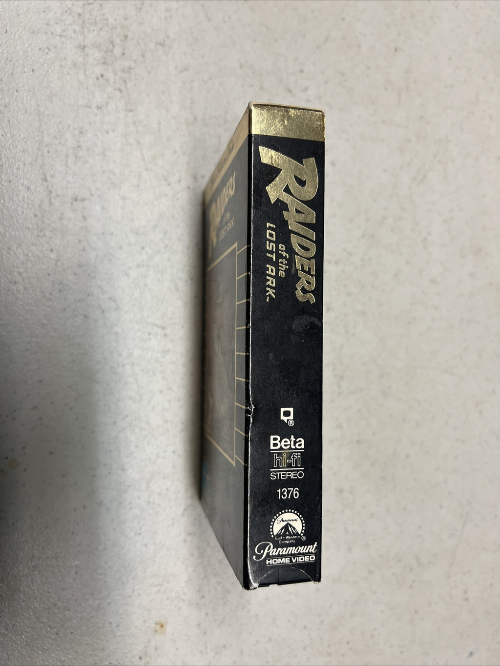 RAIDERS OF THE LOST ARK INDIANA JONES VHS HARRISON FORD SPIELBERG RARE BETA6