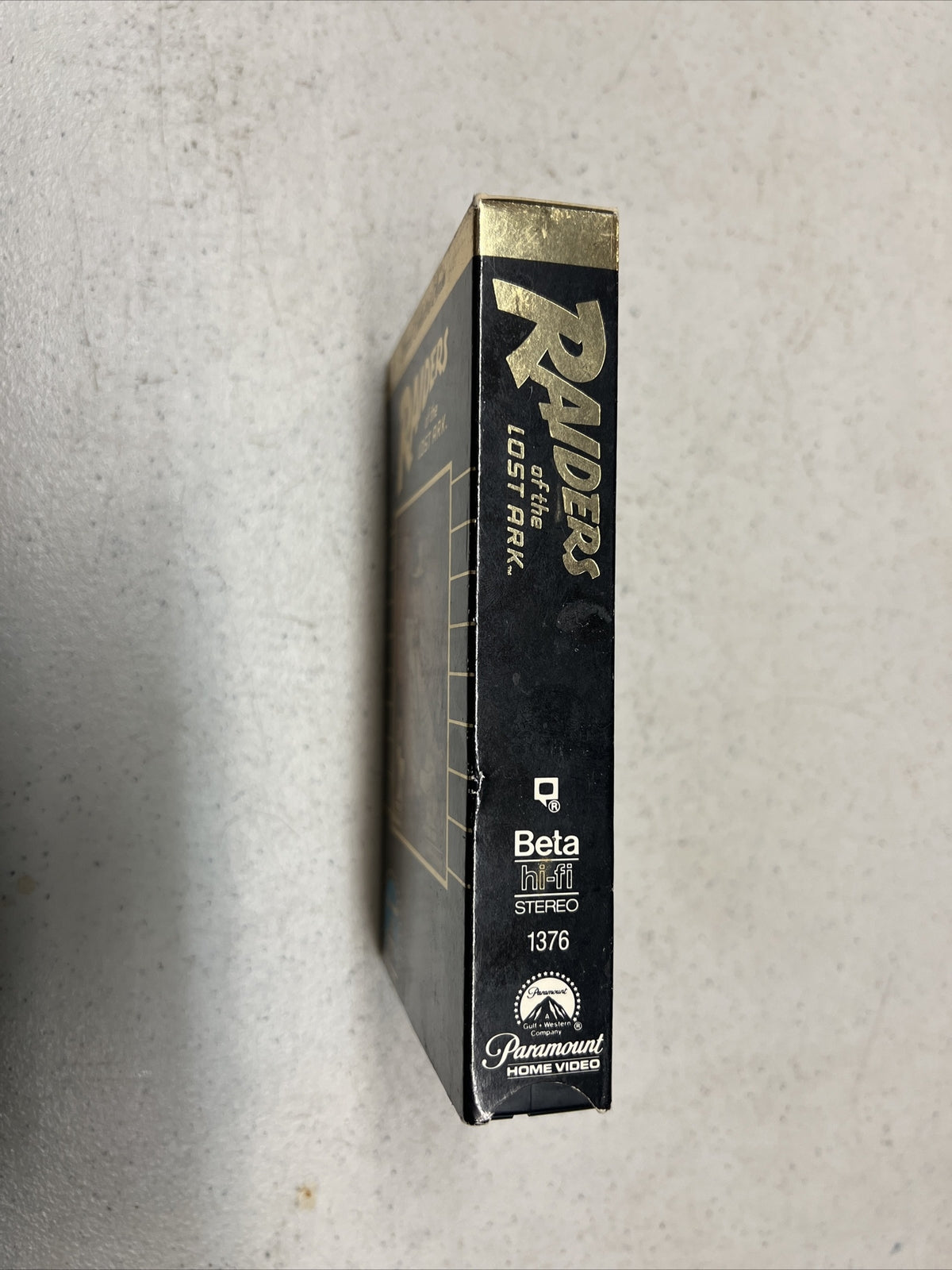 RAIDERS OF THE LOST ARK INDIANA JONES VHS HARRISON FORD SPIELBERG RARE BETA6