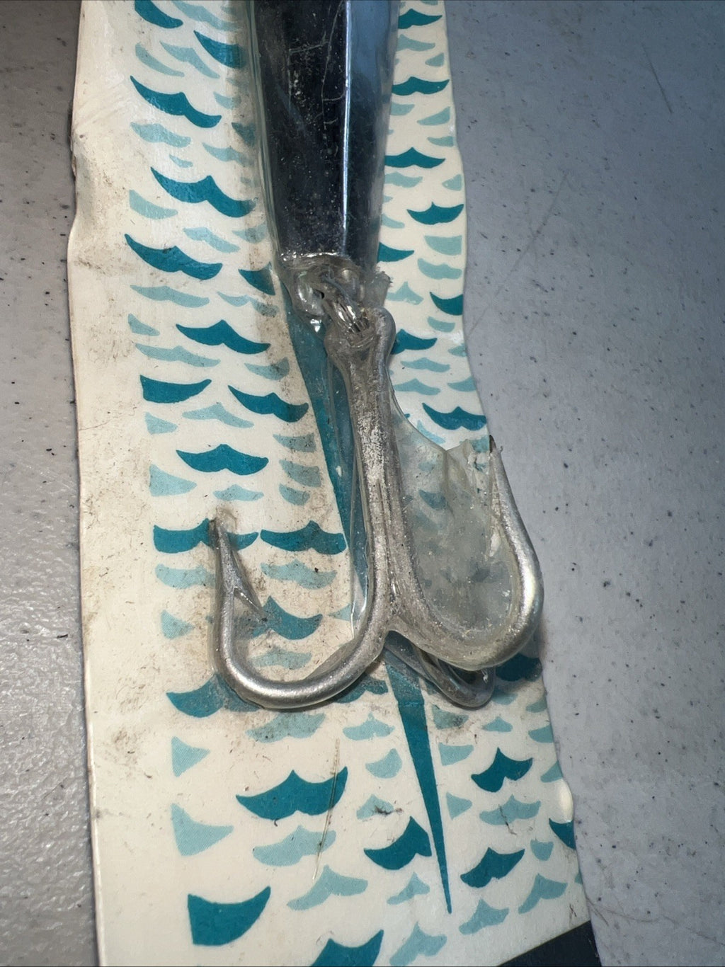Vintage Sealed AVA Fishing Lure Silver 1LB1