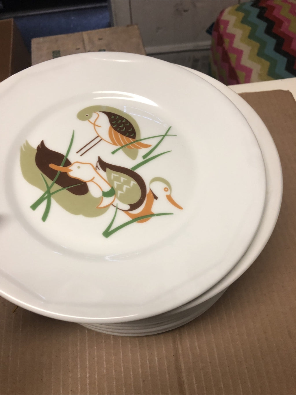 Haviland Limoges France Aluminite Frugier Loy Of 12 Plates 8.5”2