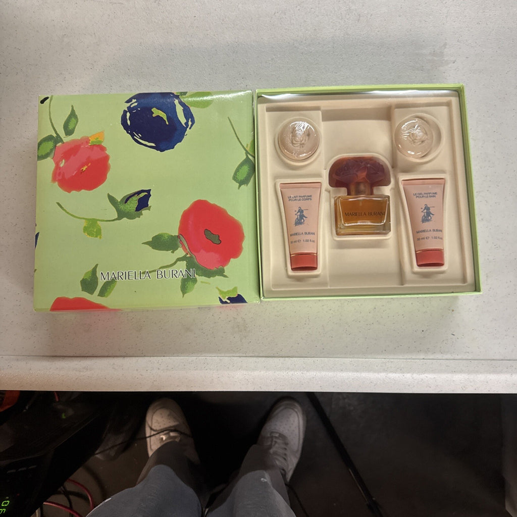 MARIELLA BURANI EAU DE TOILETTE SPRAY FOR WOMEN 3.4oz Gift Set New Old Stock0