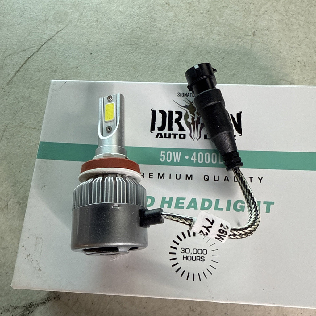 (Set Of 2) DragonLedz Signature Series H8/H9/H11 LED light bulbs In White4