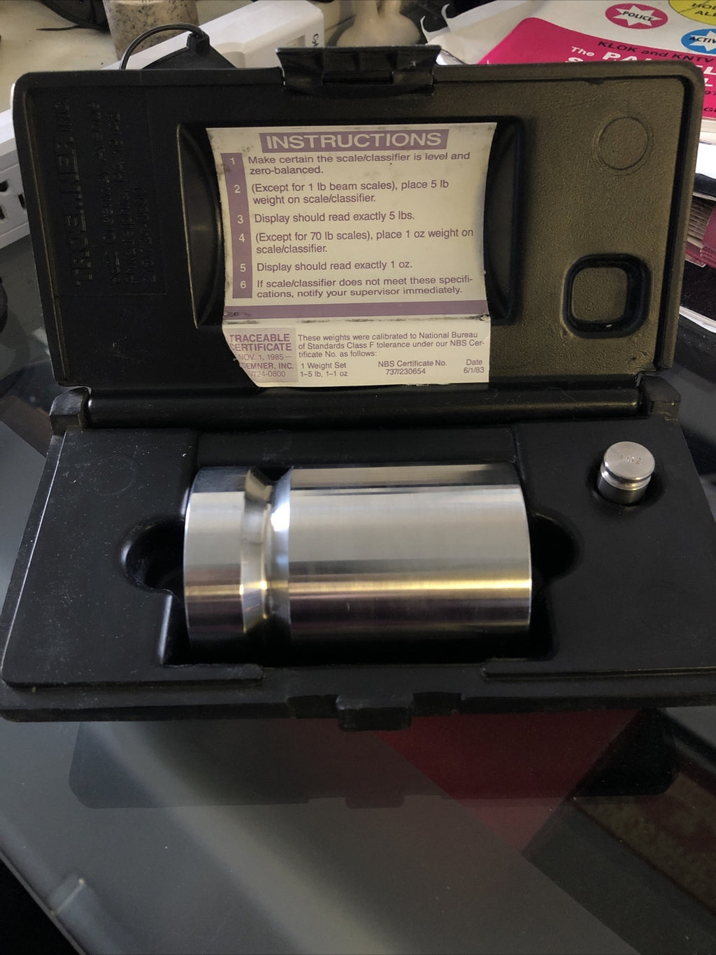 Troemner Weight Set - 5 lb & 1oz CALIBRATION WEIGHTS0