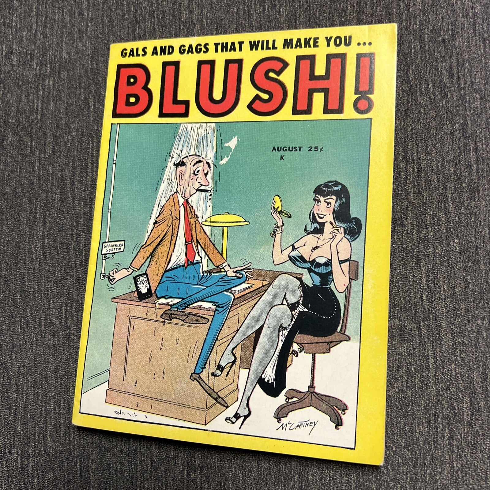 Vintage Gals and Gags Blush Pulp Culture Entertainment  Pin Up Cartoon Book0