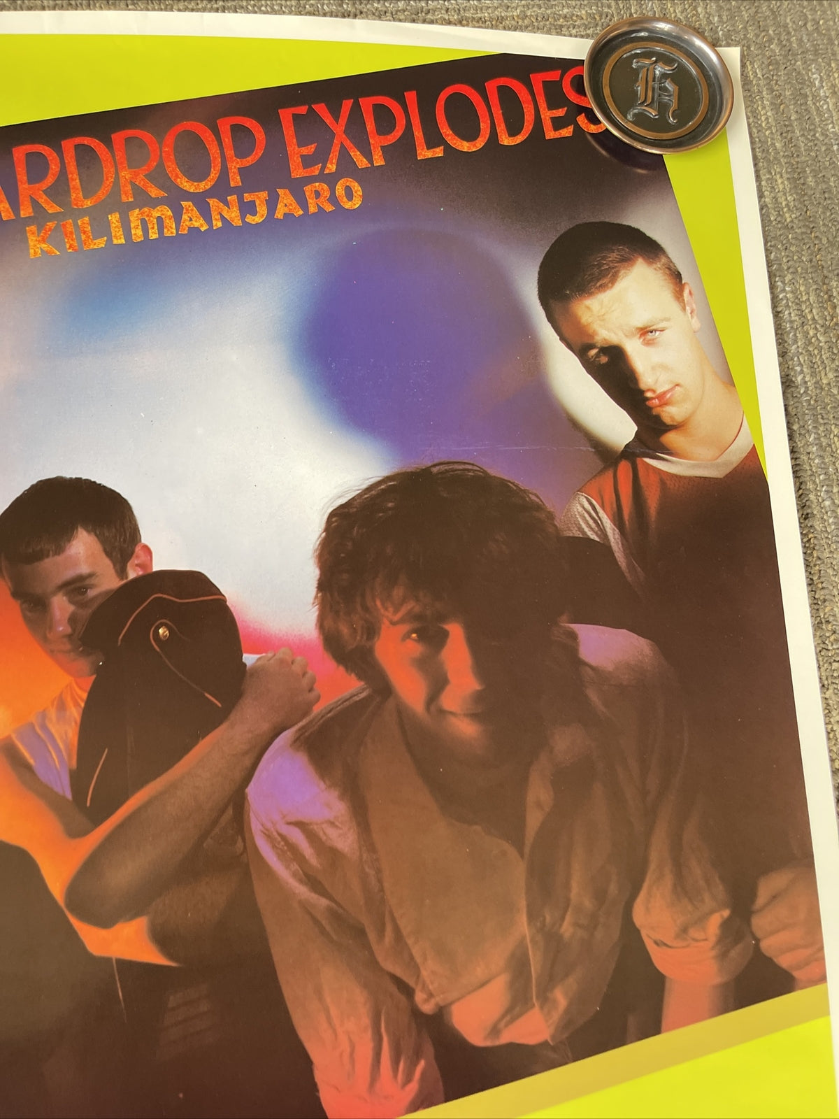 #147 1981 THE TEARDROP EXPLODES ROCK PUNK TOUR Record Store Promo Poster6