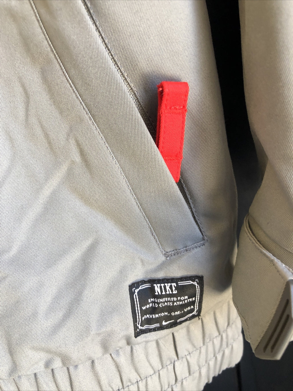 Nike Storm-Fit Full Zip With Hood Red/Grey Jacket Size 2XL NOS1