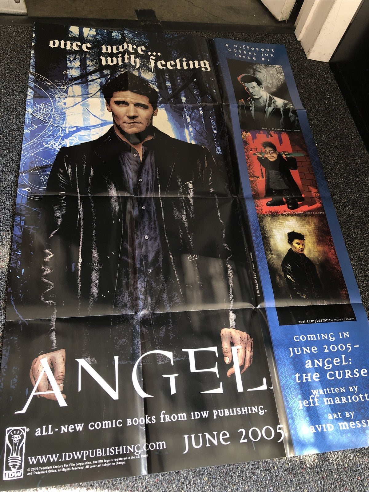 Once More...With Feeling - Angel 24”x36” Promotional Poster June 20050