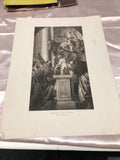 Madonna and Saints Paolo Veronese Etching 12”x9”0
