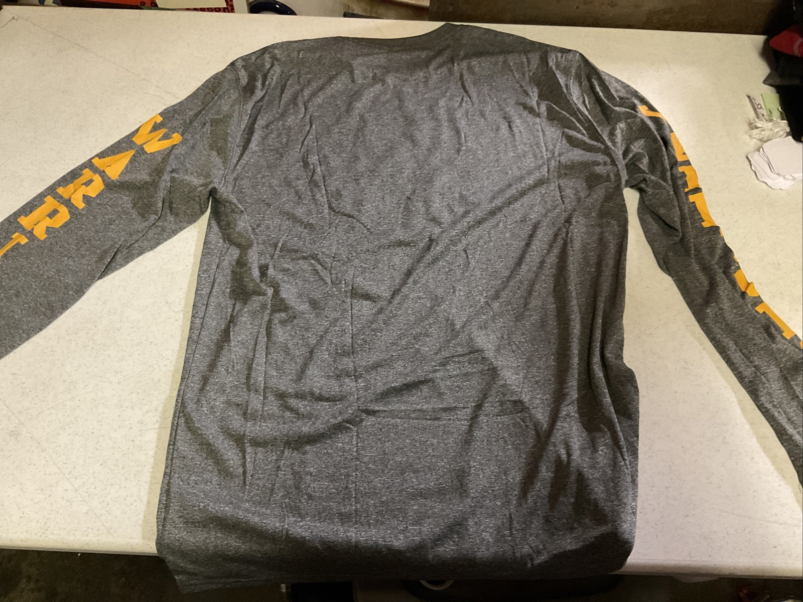 Golden State Warriors NBA Net-Dri Polyester Gray Embellished Long Sleeve SizeL 7