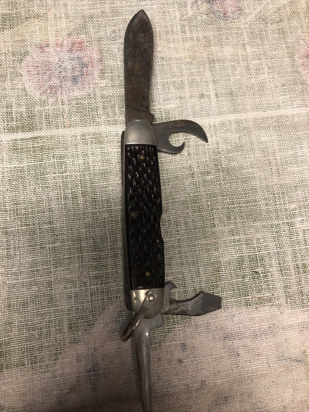 Vintage Ulster USA Boy Scout Pocket Knife 4 Blades2