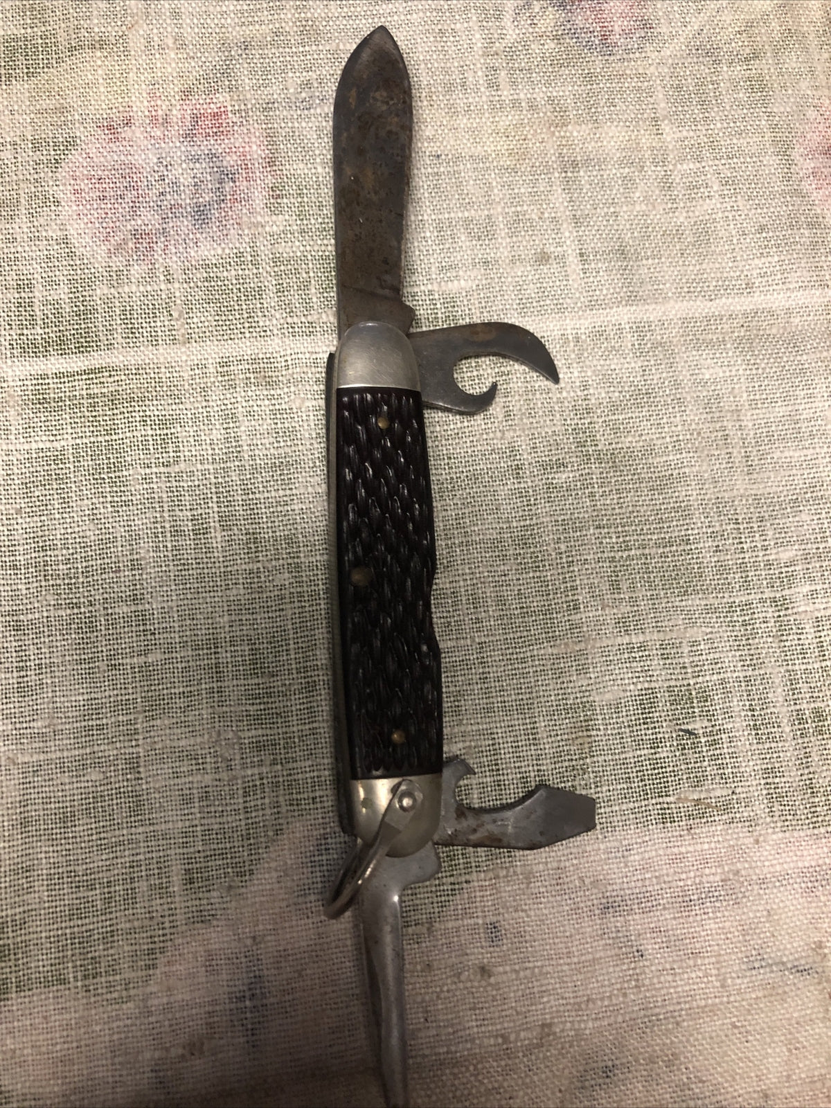 Vintage Ulster USA Boy Scout Pocket Knife 4 Blades2