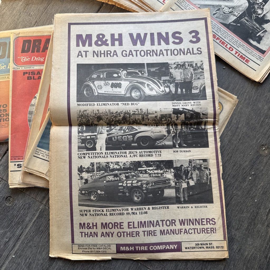 Vintage Drag News Magazine 1972 Volume 17 Drag Racing NHRA Don Garlits Lot3