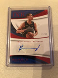 2017-18 Panini Immaculate DWIGHT POWELL Ink Auto #/25 Mavericks Autograph Red0