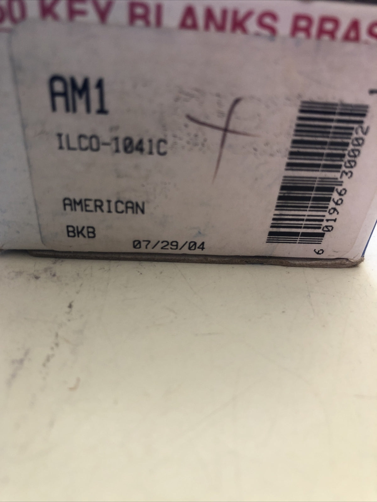 1 Box Of 28 Jet Brass High Precision Key Blanks AM12
