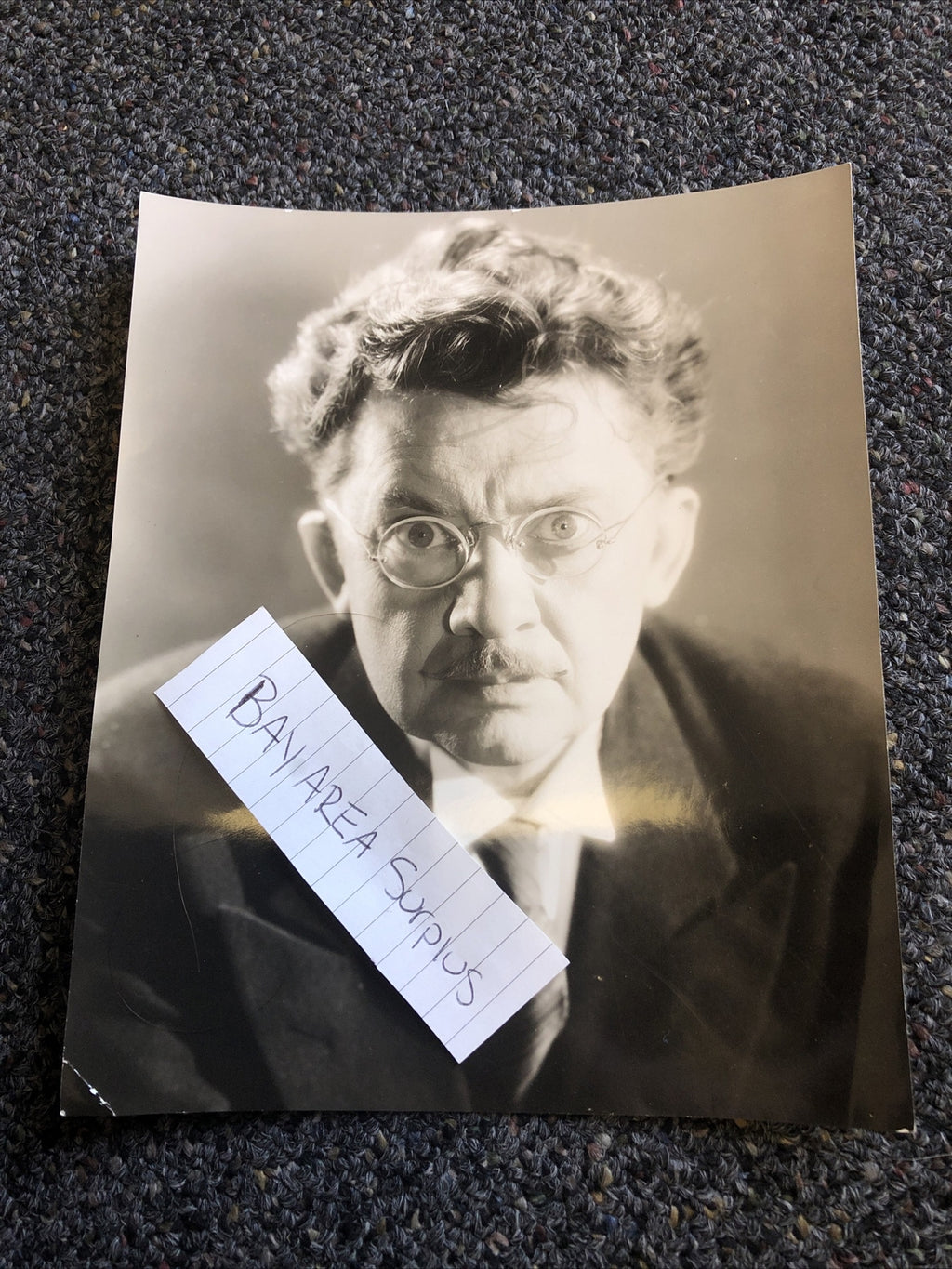 RARE Original Photo Of Jean Hersholt Black/White 8”x6.5”0
