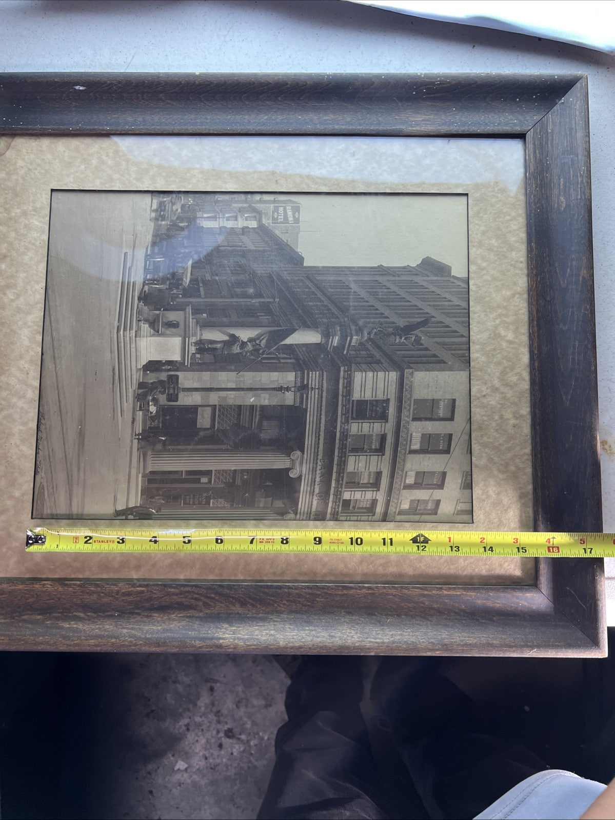 Vintage 1920s Gabriel Moulin Framed Photo – SF Bank of Italy & Victory Monument7