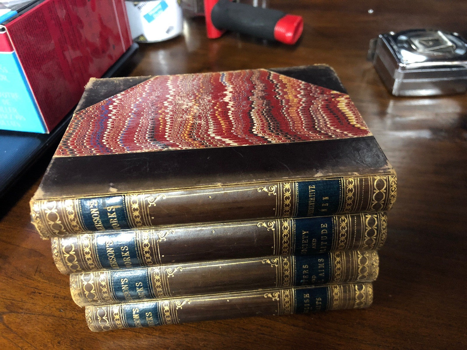 1880s Emerson's Work by Ralph Waldo Emerson 4 Vols. Representative Men Papers0