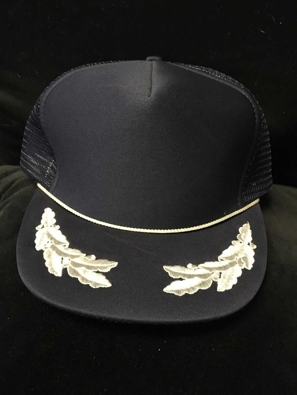 Texas Mesh Snapback Trucker Hat Cap Blue Silver NWOT0