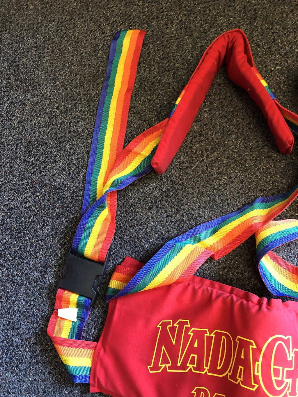Nada Chair Back Sling Lumbar Support Posture Control Rainbow Grateful Dead4