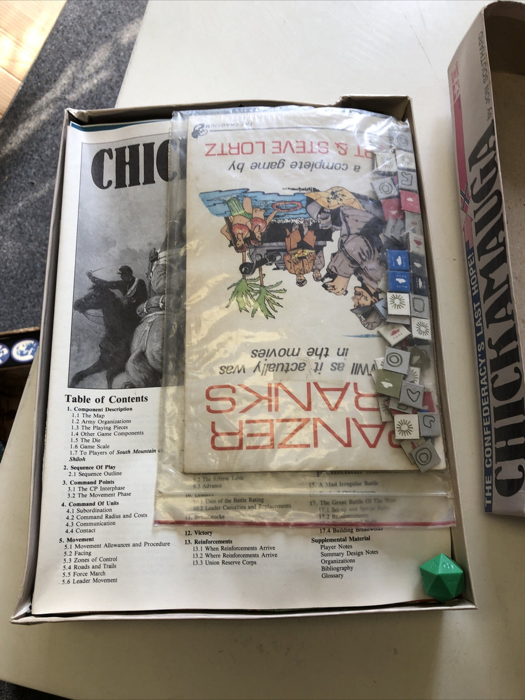 West End Games: Chickamauga: The Confederacy's Last Hope: Partially Unpunched2