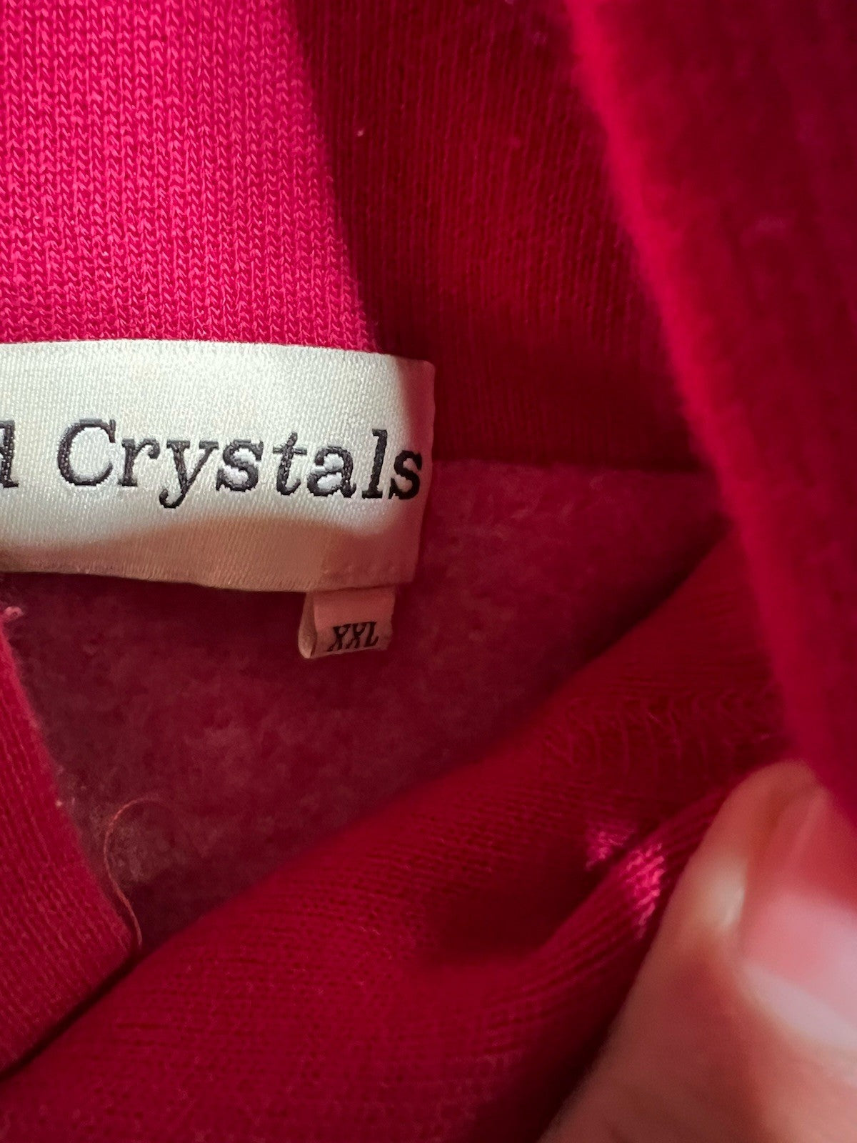 RARE ABC Advisory Board Crystals Hoodie XXL Red Graphic “What It Would Be Like”3