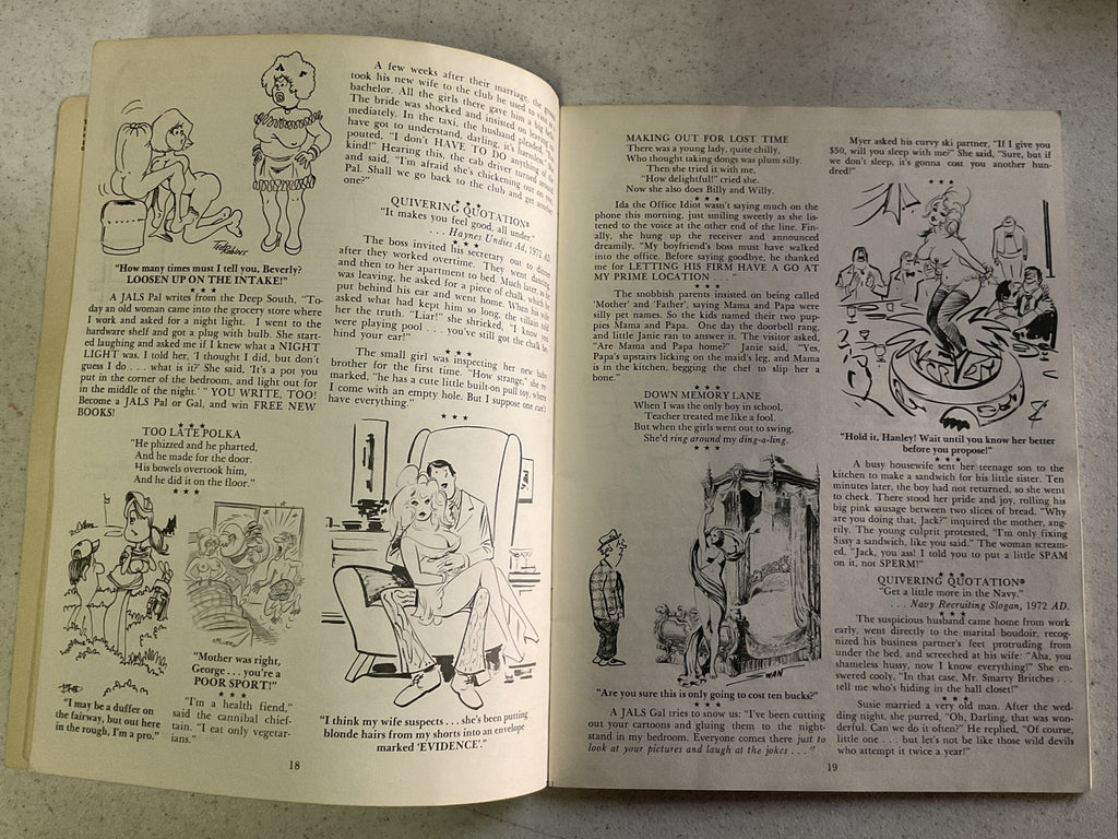 Vintage Comic Books Adult Humor Risque Pierre Davis 1972 Lot6
