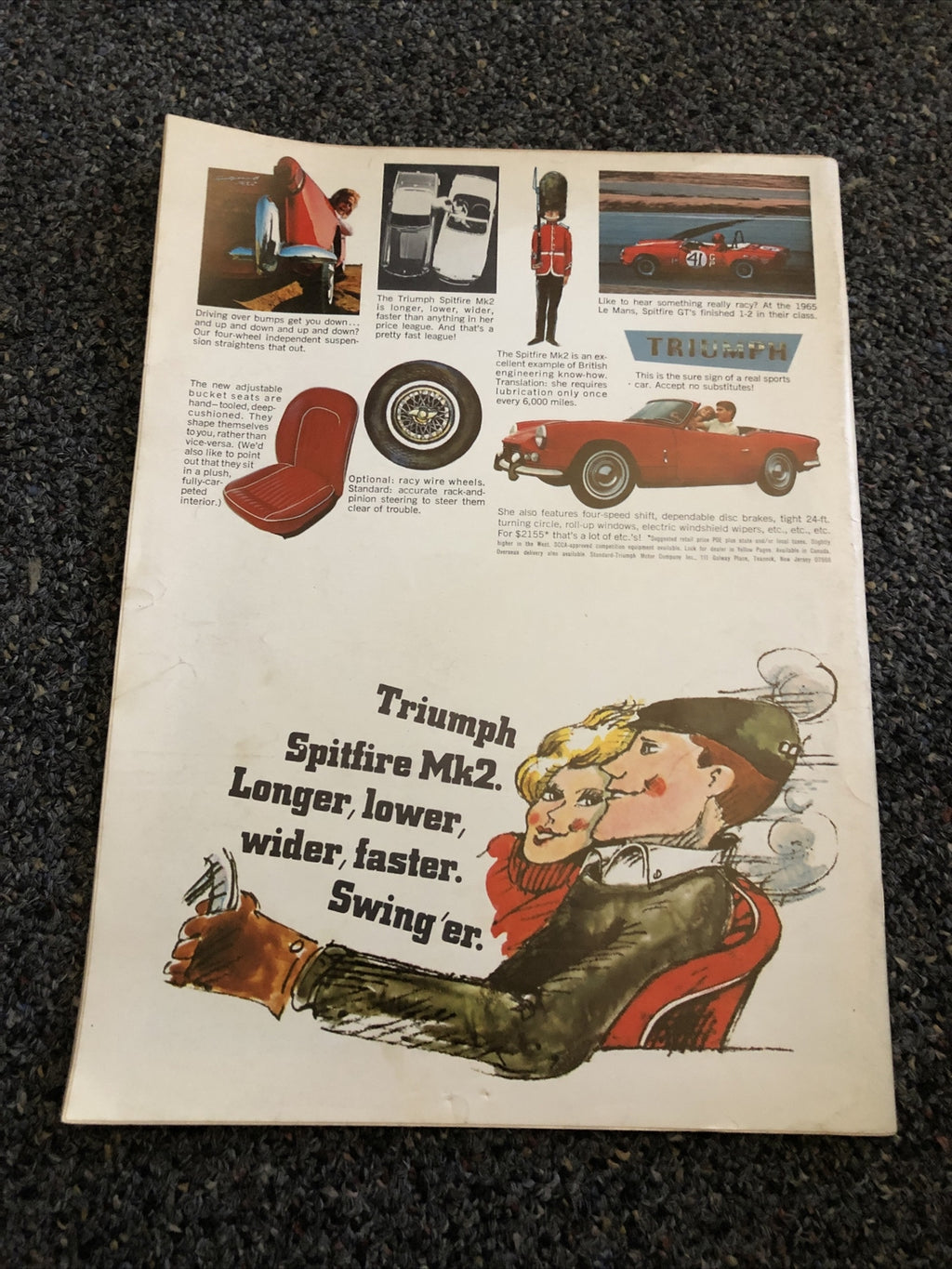 VINTAGE ROAD & TRACK 1966 SEPT - OLDEST & NEWEST FERRARIS1