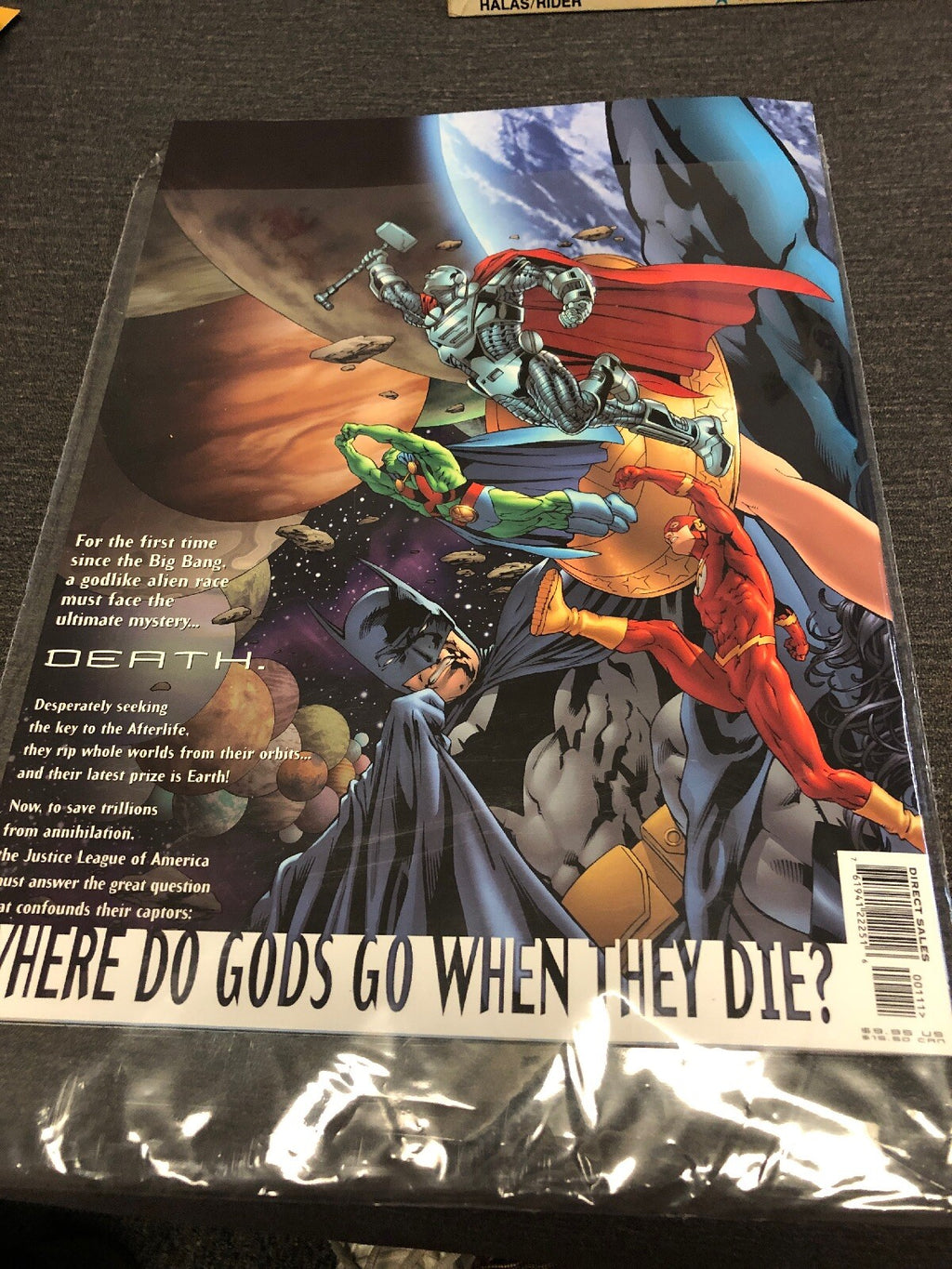 JLA: Heavens Ladder Graphic Novel DC Comics 13" x 10" Mark Waid Bryan Hitch Pail2