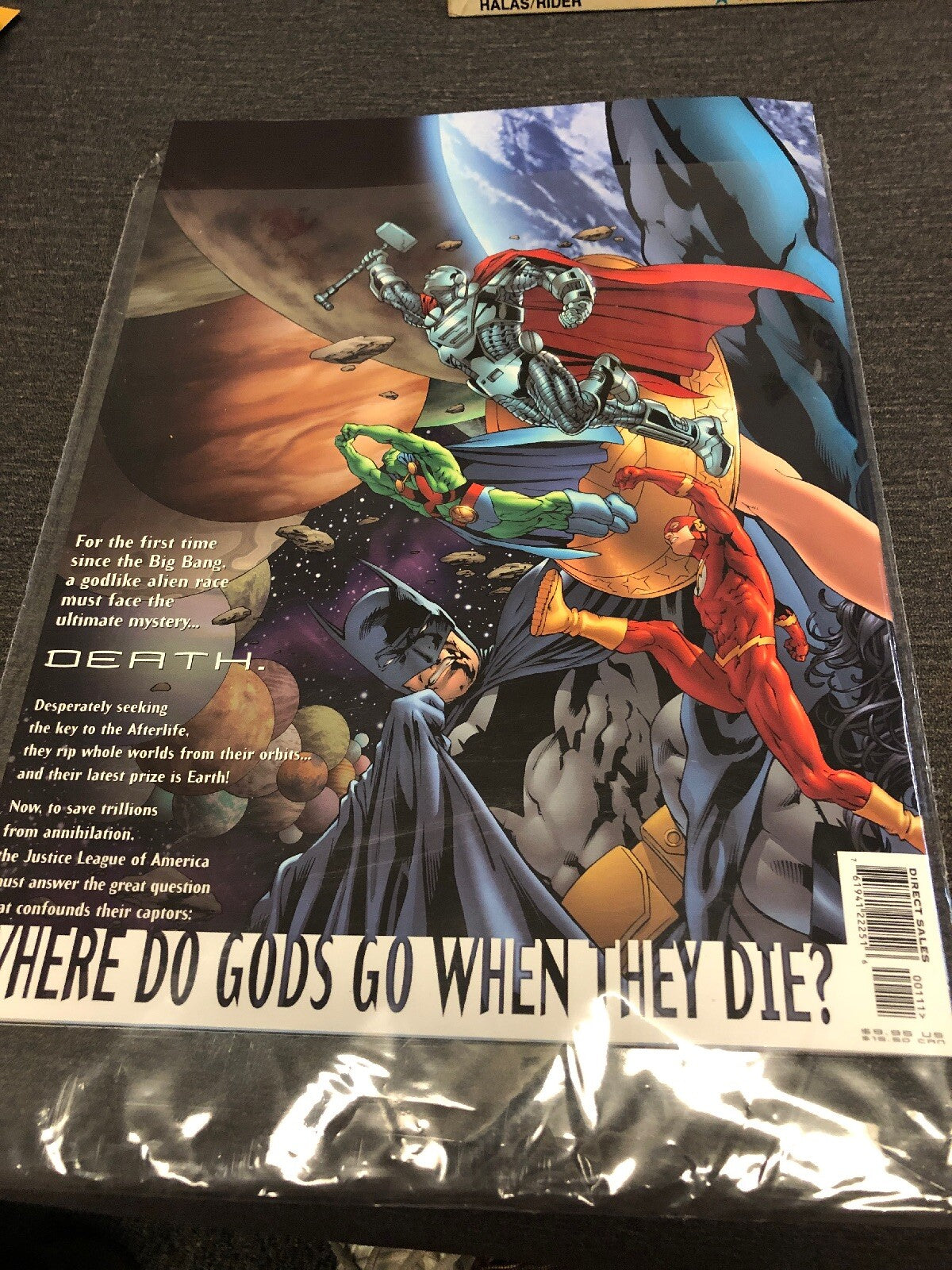 JLA: Heavens Ladder Graphic Novel DC Comics 13" x 10" Mark Waid Bryan Hitch Pail2