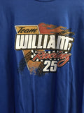 Williams Racing Team #25 Blue Vintage Sprint Car Racing T Shirt XL0