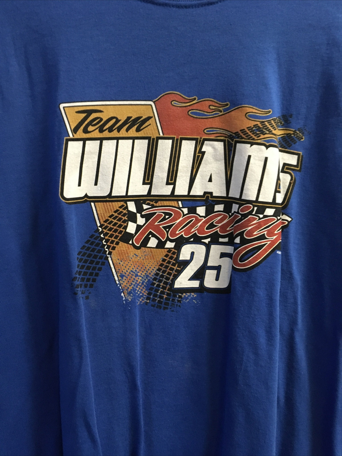 Williams Racing Team #25 Blue Vintage Sprint Car Racing T Shirt XL0