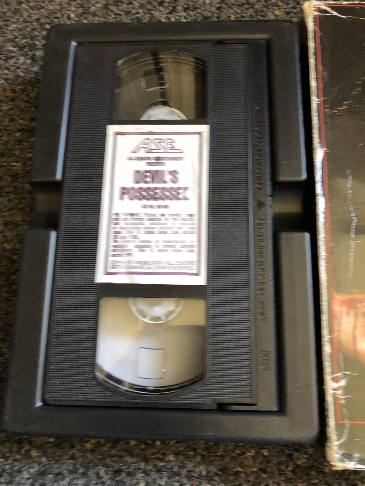 Devil's Possessed - (VHS,1986) Rare - Big Box Horror Gore3