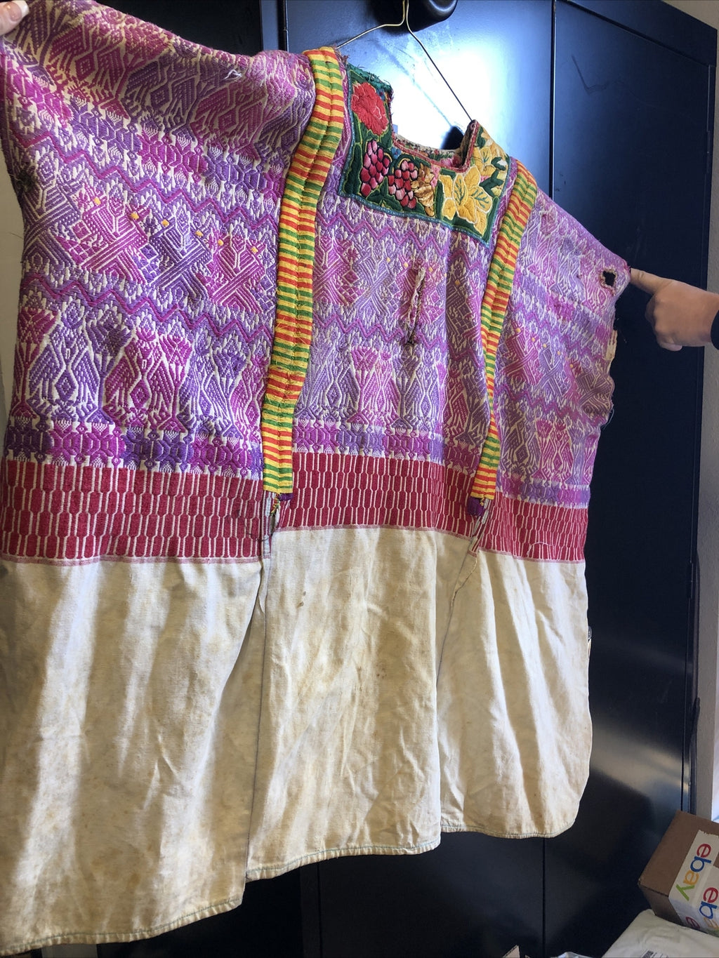 Vintage Hippie Woodstock Handmade Dress Pancho Grateful Dead4