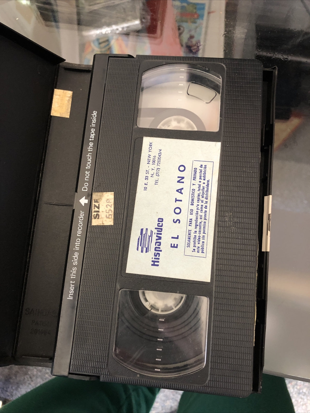 Rare El Sotano VHS Hispavideo Horror Joan Collins James Booth Spanish (Espanol)2