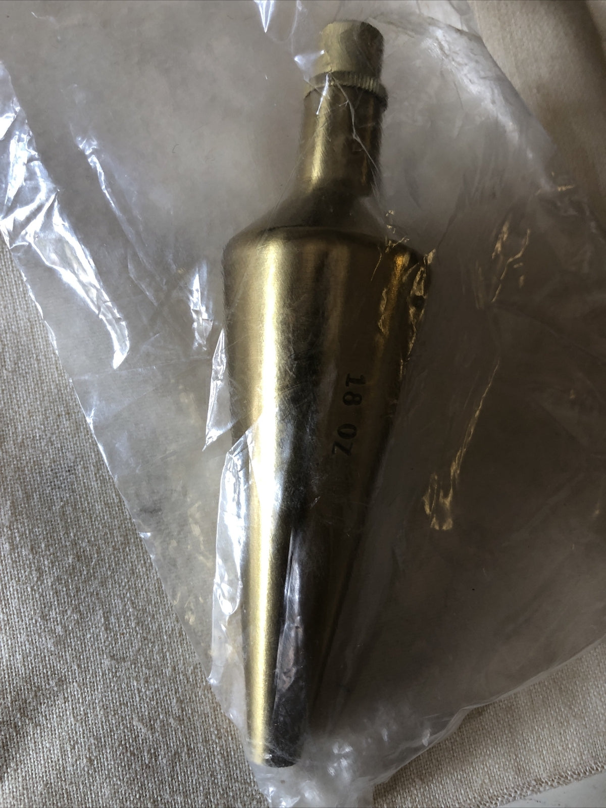 Vintage Brass Plumb Bob 18 OZ0