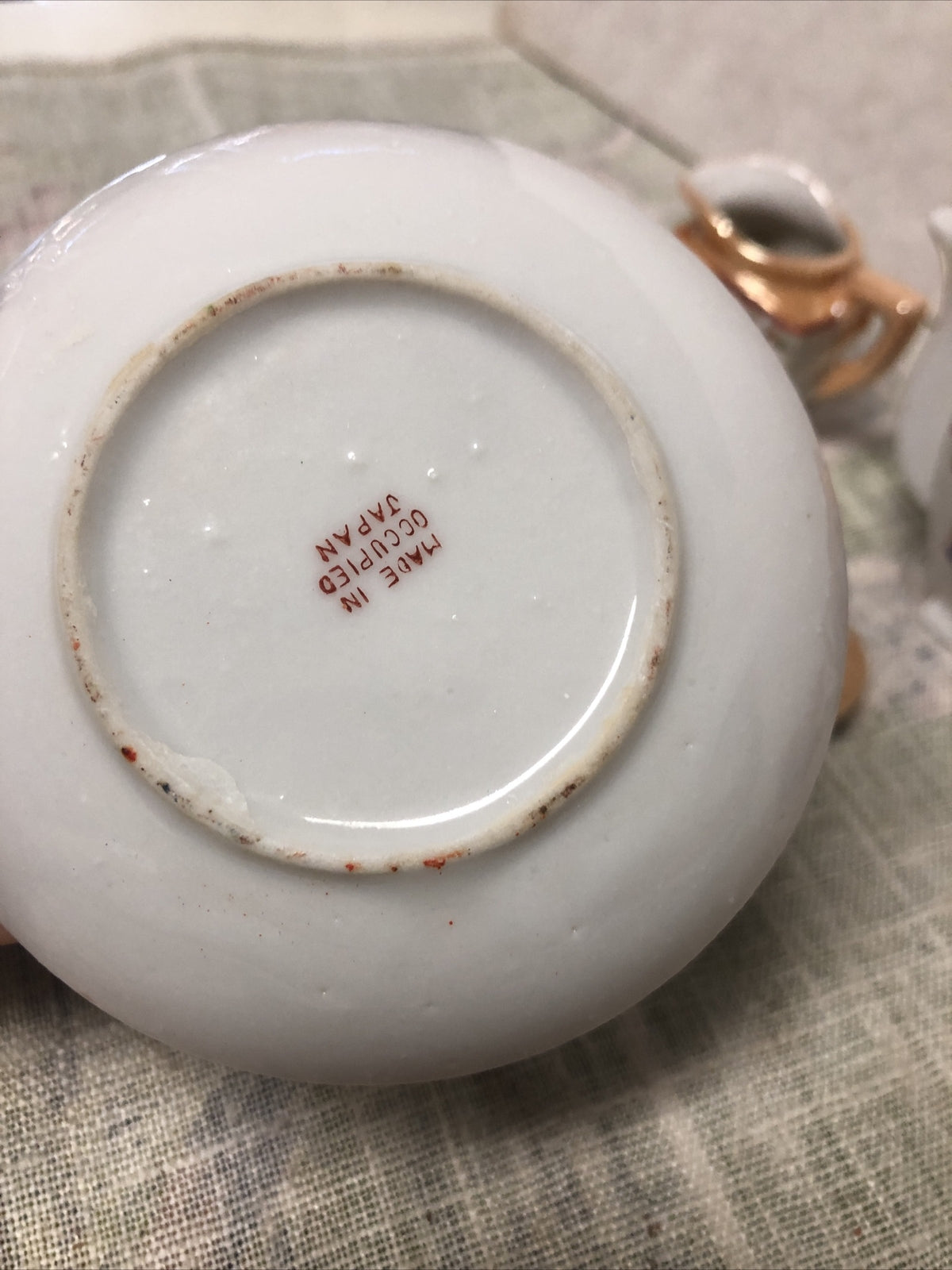 Vintage Made In Occupied Japan Porcelain Child's Tea Set Lot Of 57