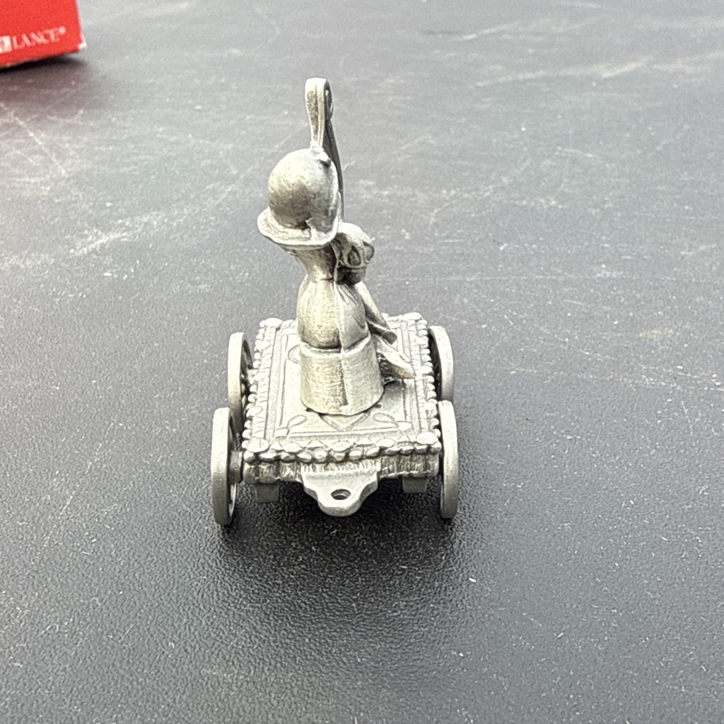 Walt Disney Railroad Hudson Pewter Music Band Train Rare Pc. “Snow White & Harp4