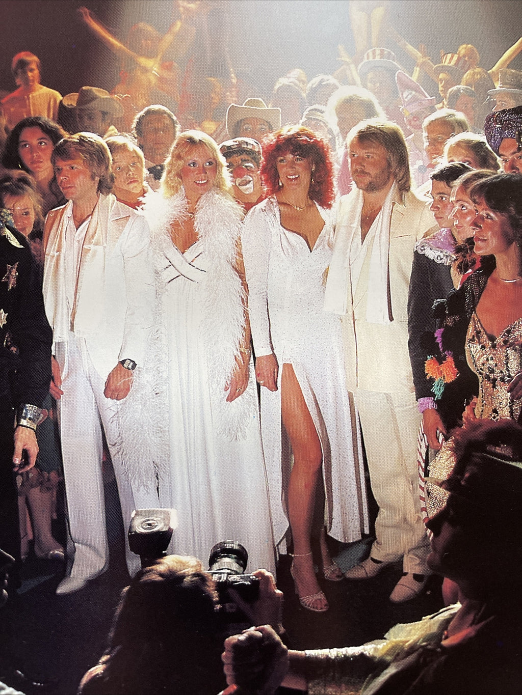 #177 1980 ABBA original Super Trouper Record Store promo poster 24” X 24”6
