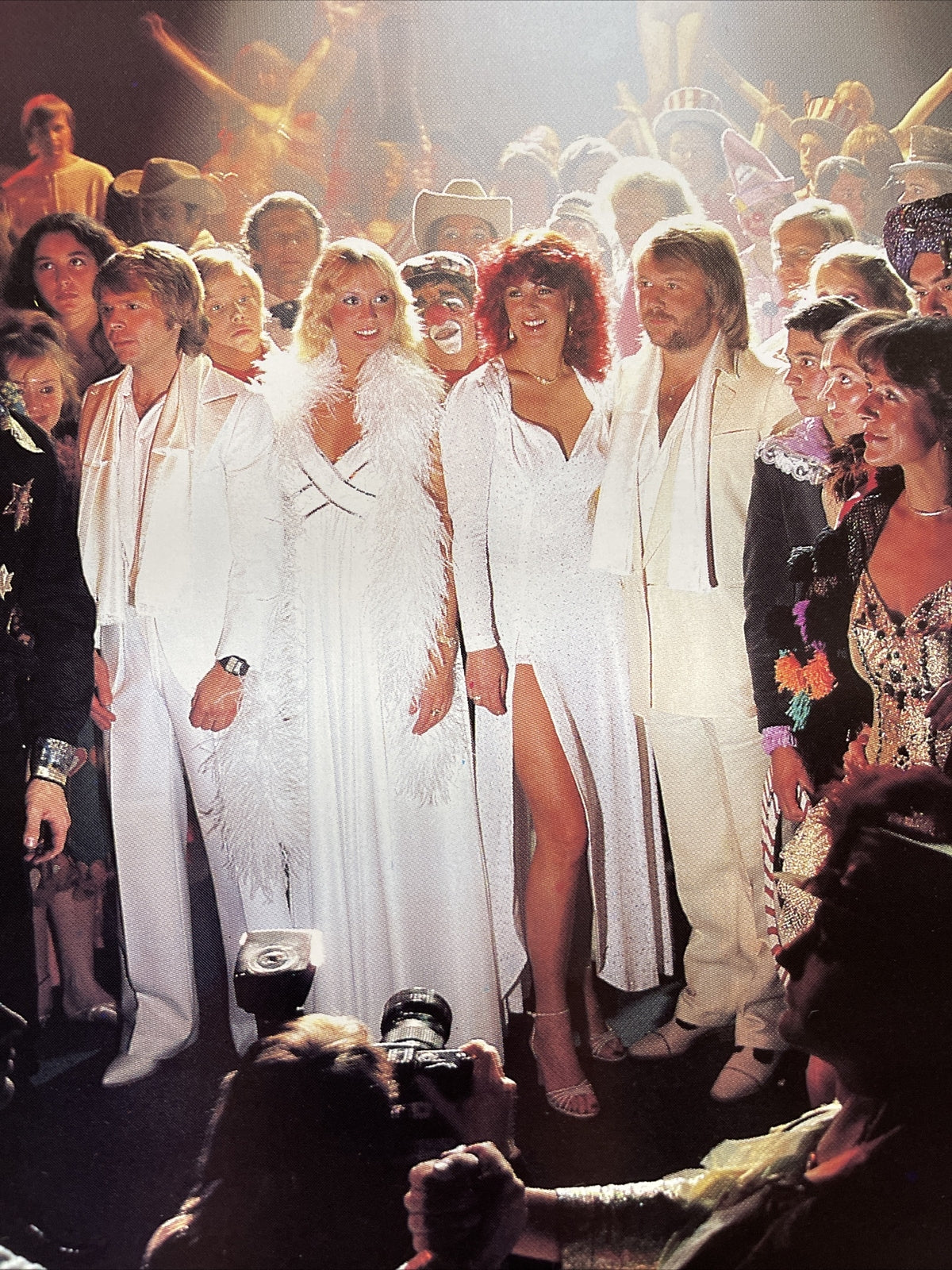 #177 1980 ABBA original Super Trouper Record Store promo poster 24” X 24”6