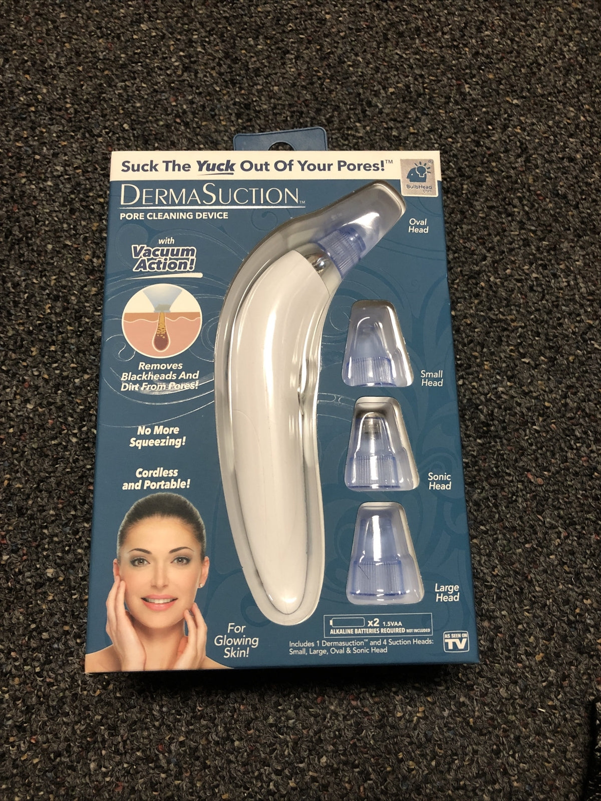 BulbHead DermaSuction Derma Suction Pore Cleaning Device With Vacuum Action 0