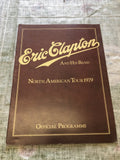 Eric clapton 1979 North American Tour Official Programme0
