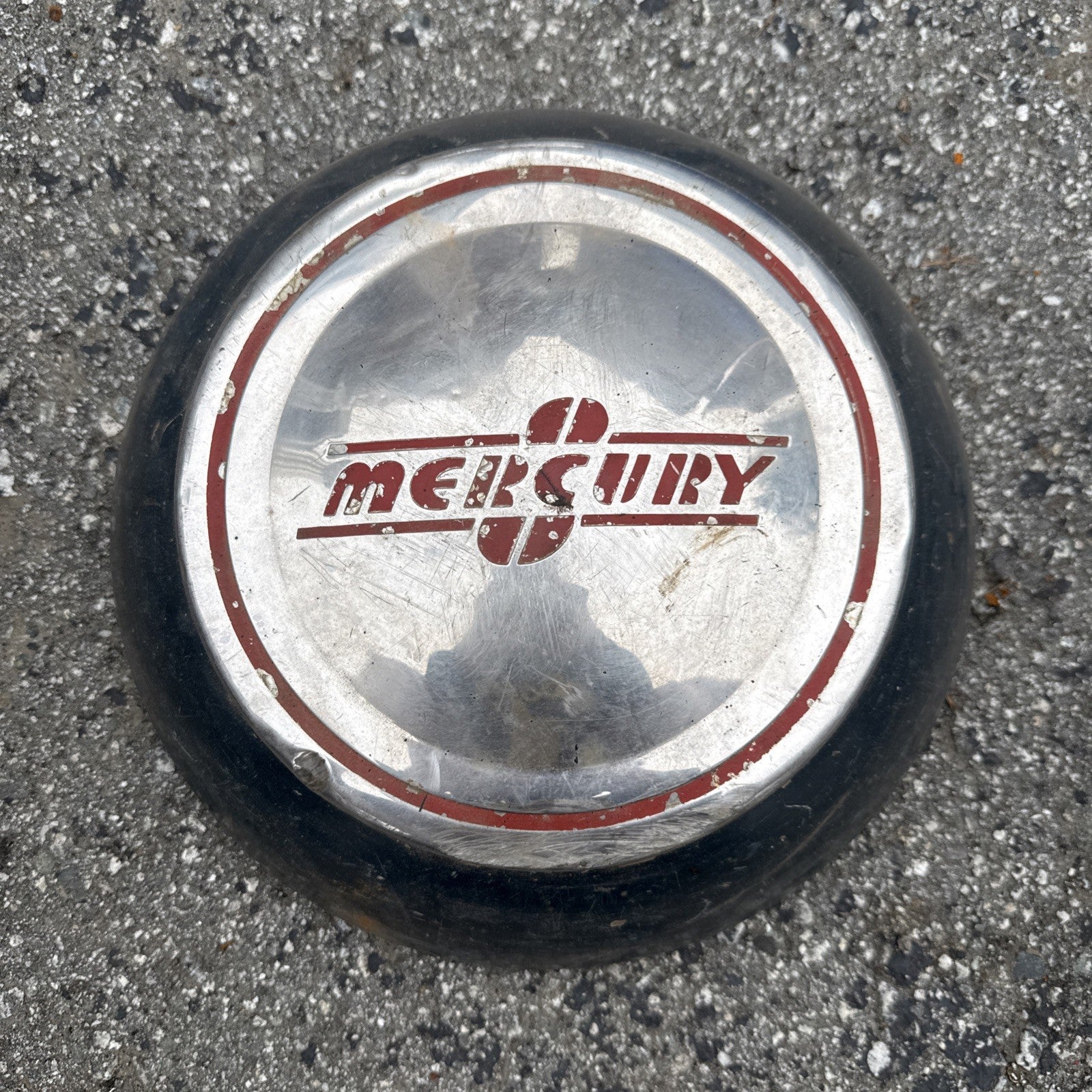 1939 Mercury Eight 8 Five Wide Moon Dog Dish Hubcap Ford 1940 Wheel Cover OEM OE0