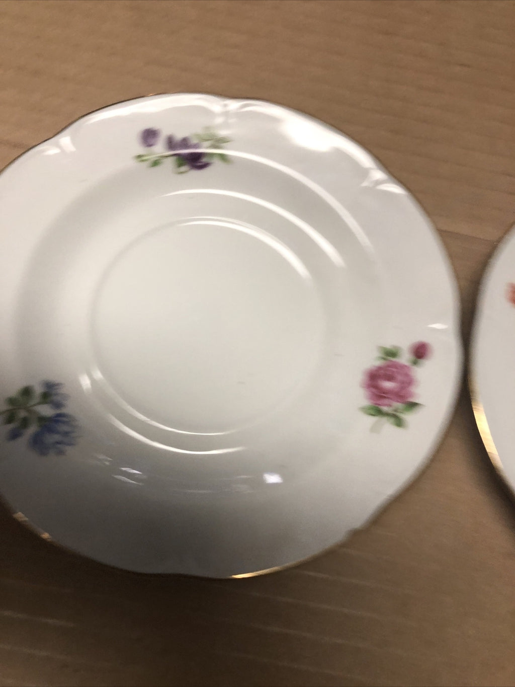 Vintage Lot Of 3 Jlmena Henneberg Plates German Democratic Republic 5.5”1