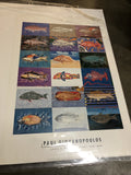 Paul Giovanopoulos Art “Fish A” Poster 36”x24.5”0